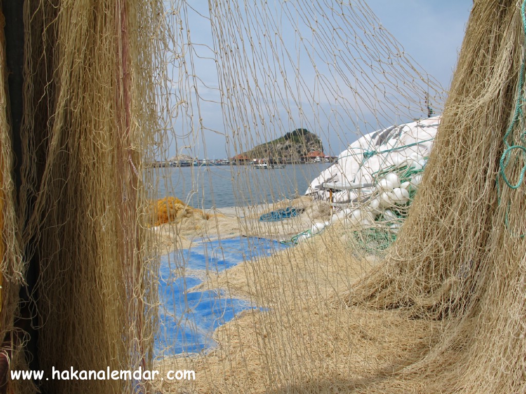 Şile sahil balıkçı ağları
